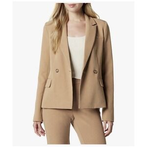 The Drop Women's Jones Classic Slim Blazer Camel Size Large New‎ Double Breasted